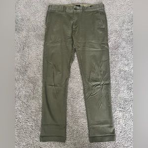 J.crew olive green chinos